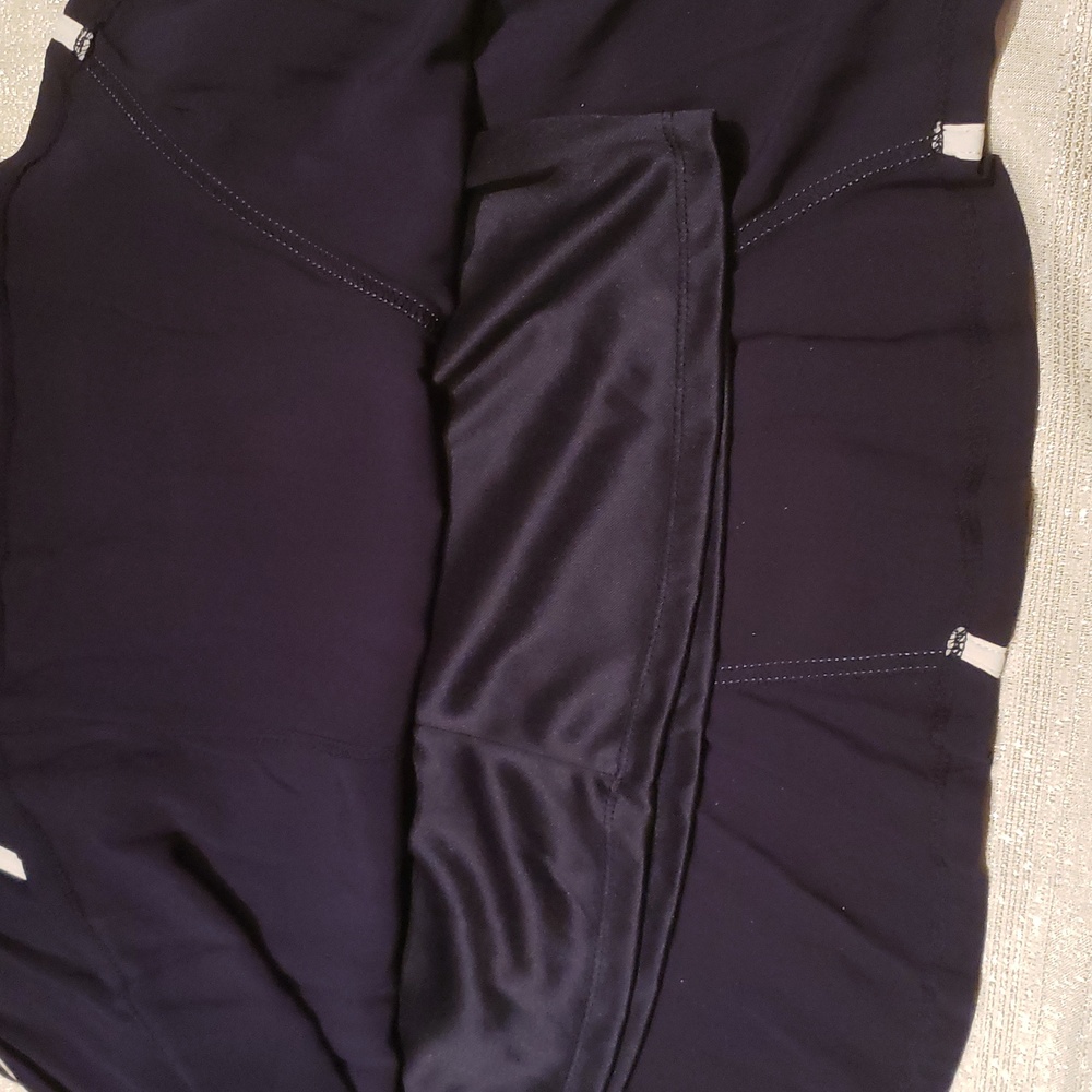 CIRANA New SKIRT Navy White Cream Contrast Striped Flowy Midi Maxi NWOT Womens M - Picture 7 of 14